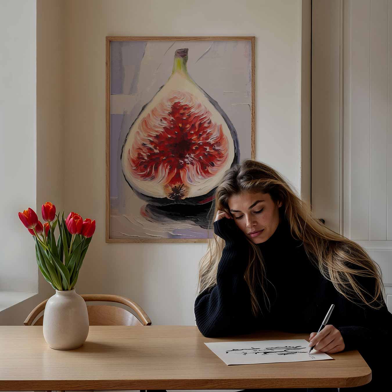 Vijg Kleurenpracht Poster-WallArtistic