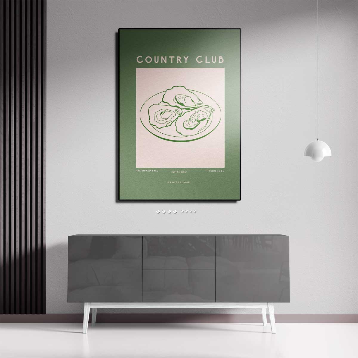 Retro Oesterfeest Poster