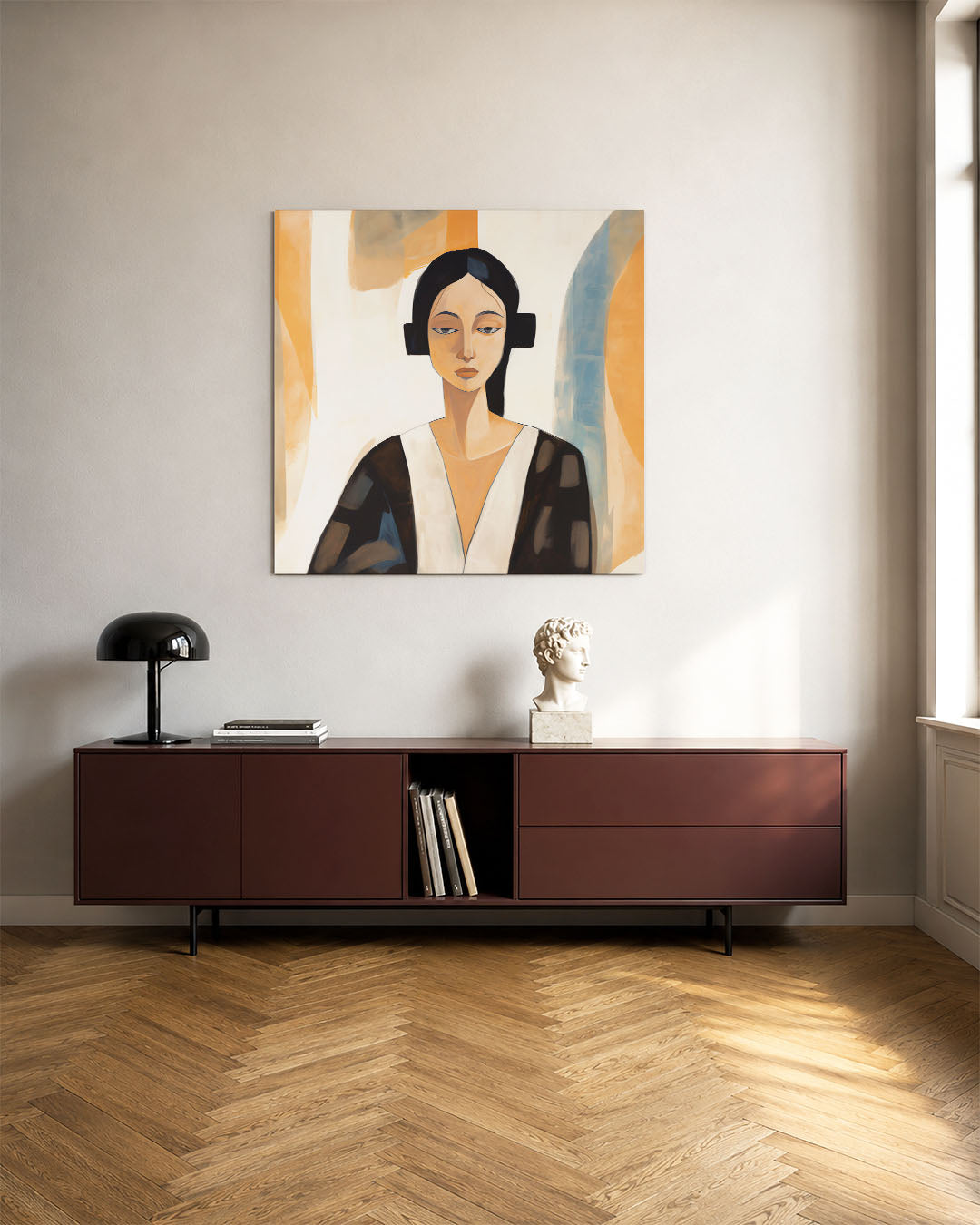 Vrouwelijk portret Kunstwerk