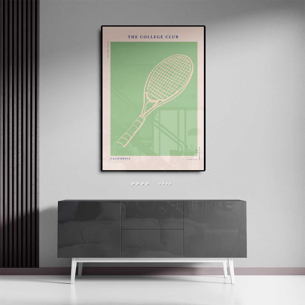 Tennis Club Poster