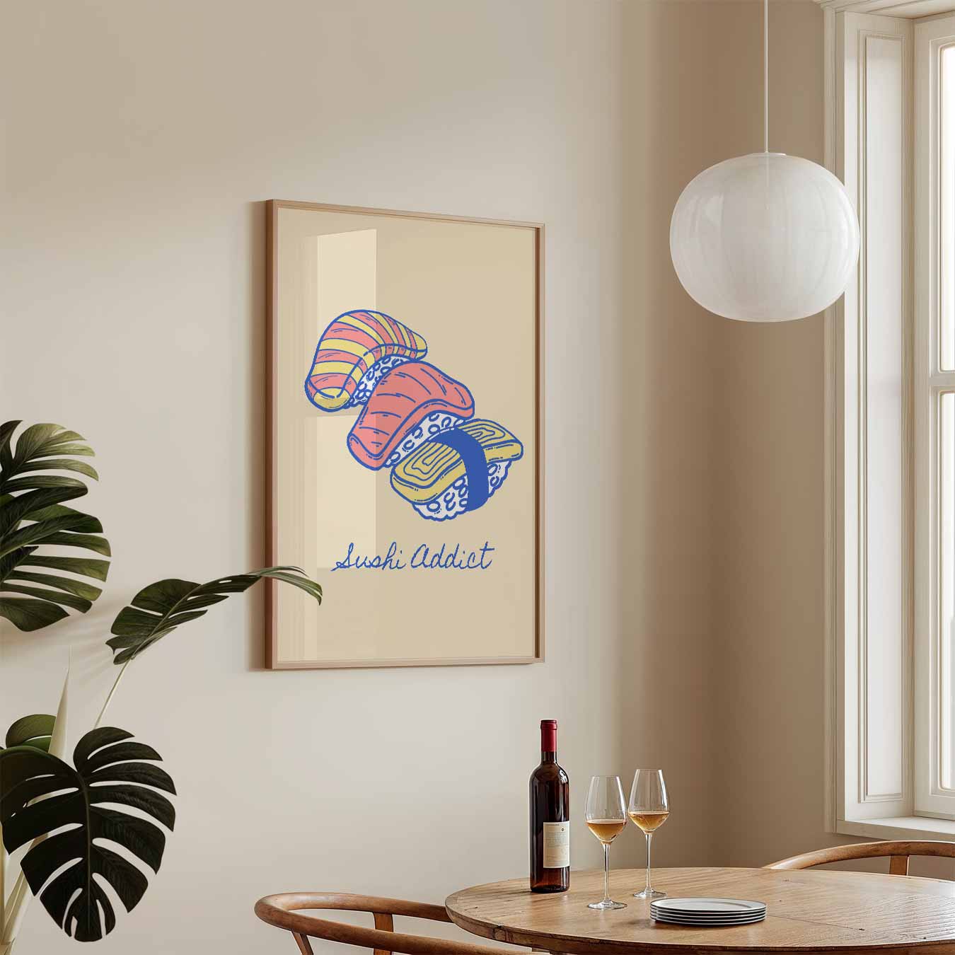 Sushi Addict Wanddecoratie Poster-WallArtistic