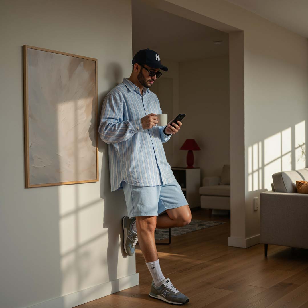 Dromerige Abstracte Kunstposter-WallArtistic