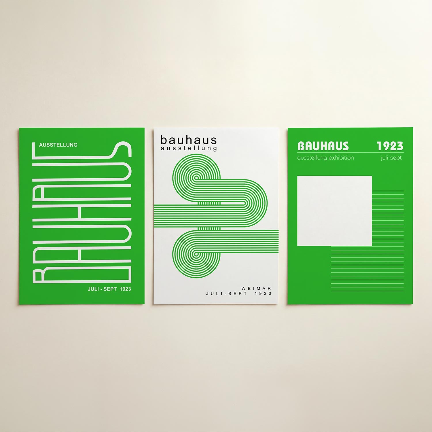 Lijnenspel en kleur Posterset