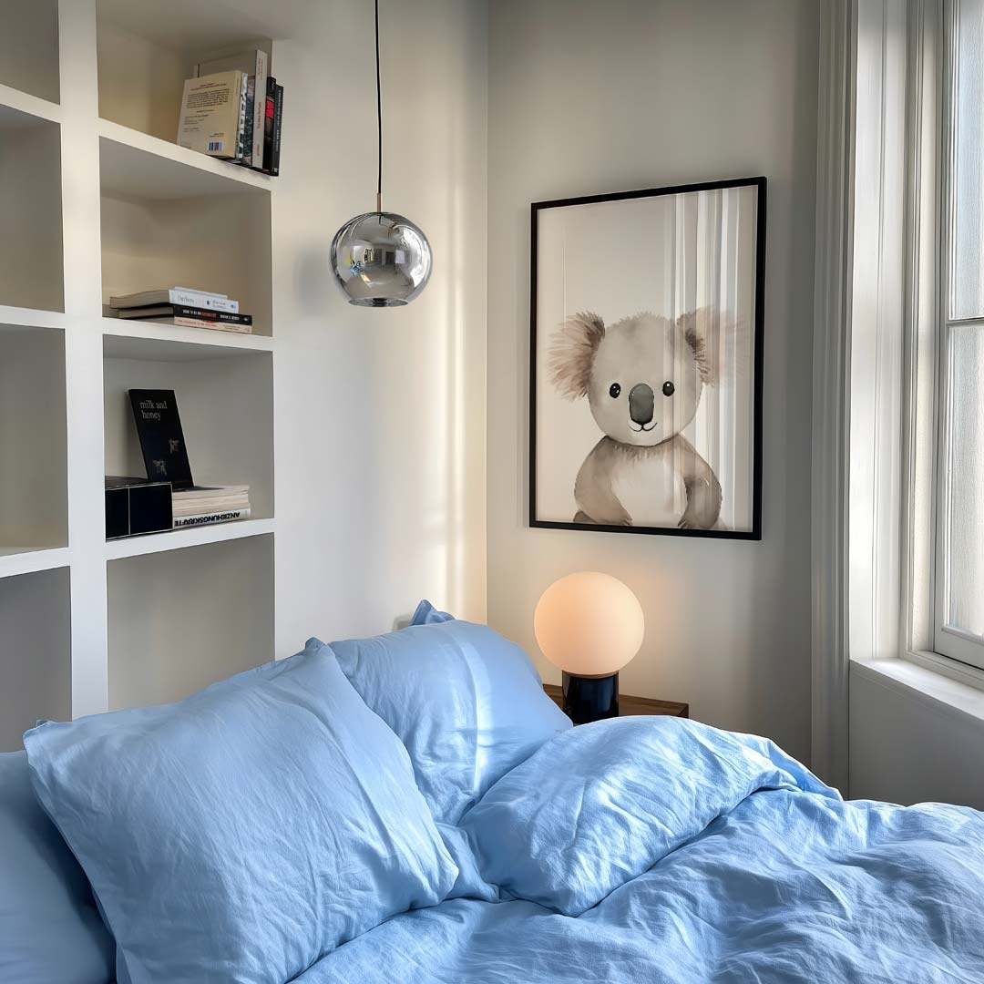 Schattige Koala Waterverf Poster-WallArtistic
