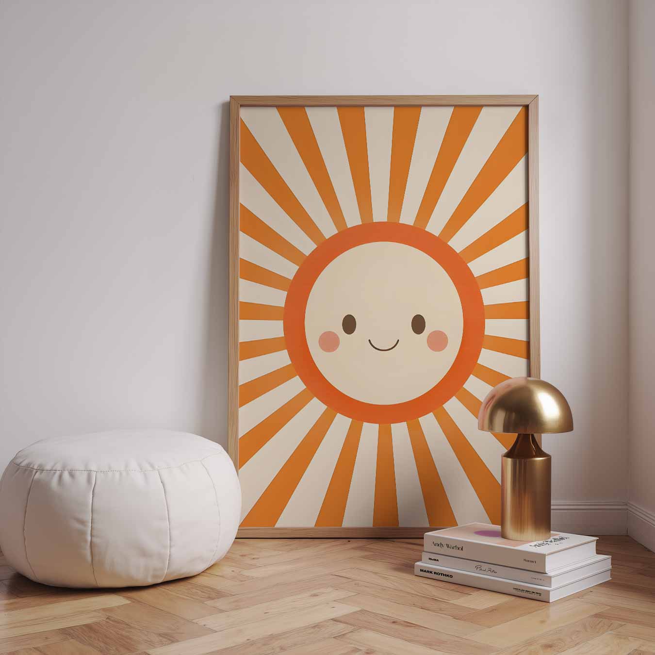 Blije Zonnestraal Poster-WallArtistic