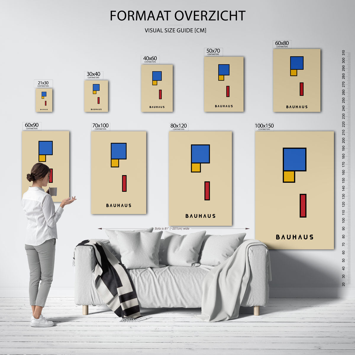 Vormen en vlakken Poster