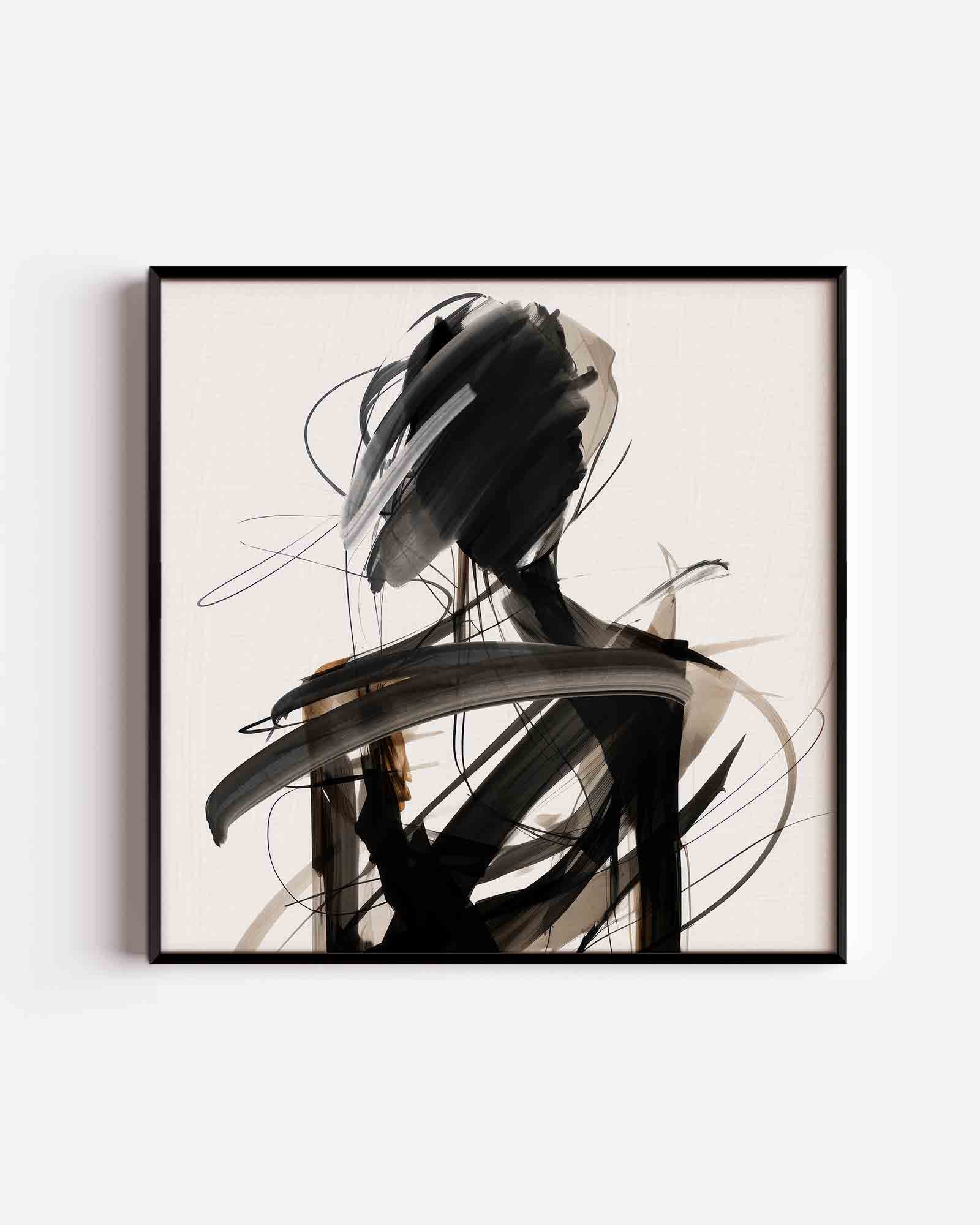 Abstracte figuur Poster