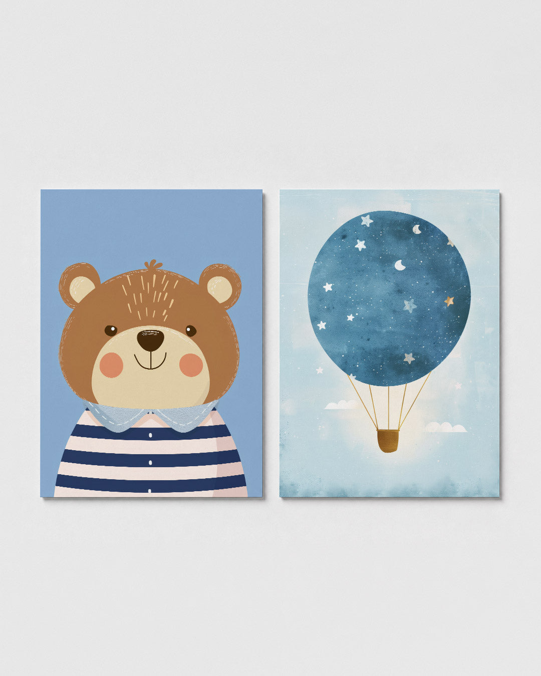 Vrolijke beer Posterset