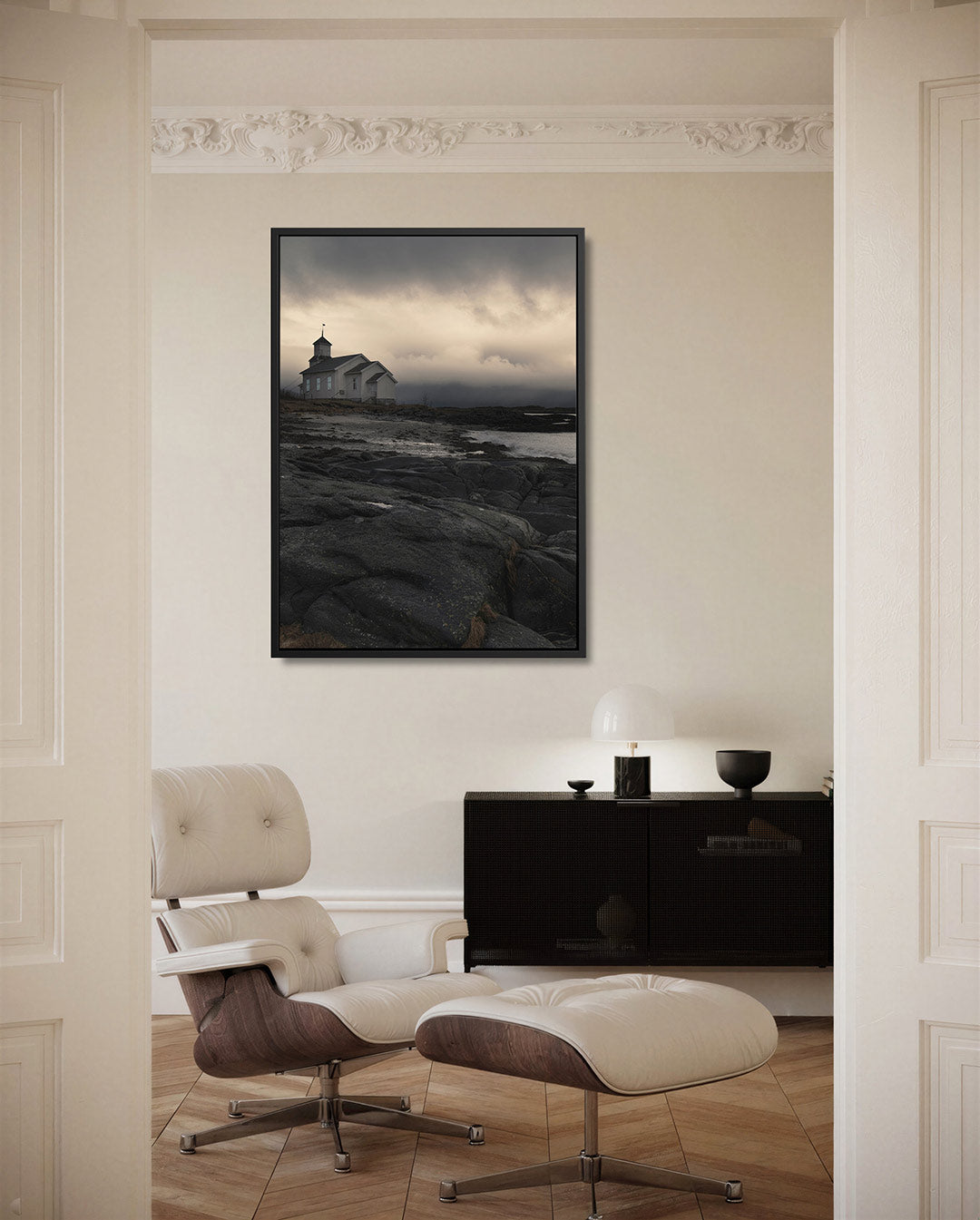 Rustiek landschap Kunstwerk