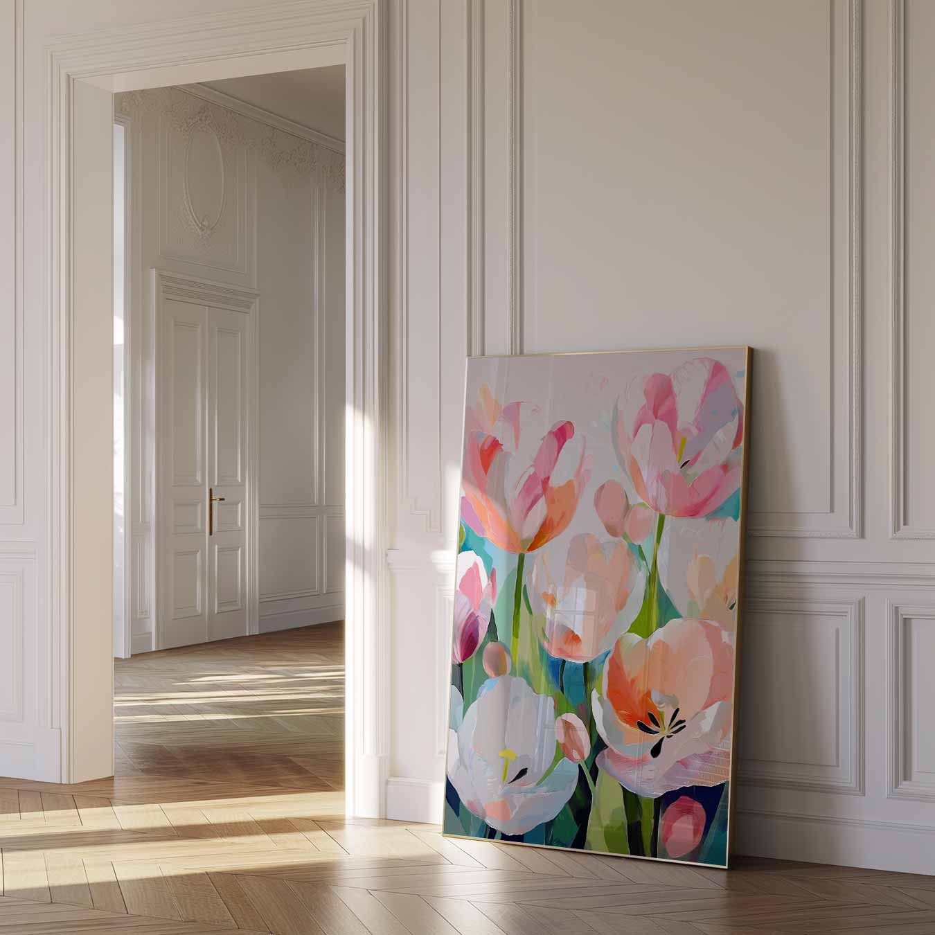 Kleurvolle Bloemenpracht Poster-WallArtistic