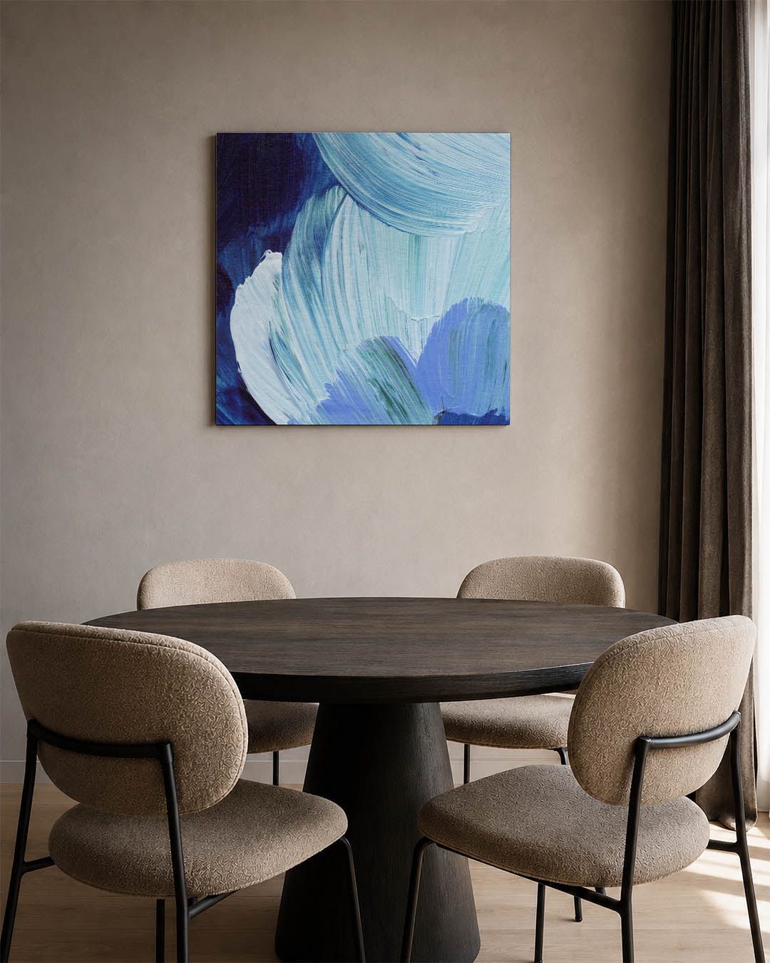 Dynamische kleurvlakken Kunstwerk