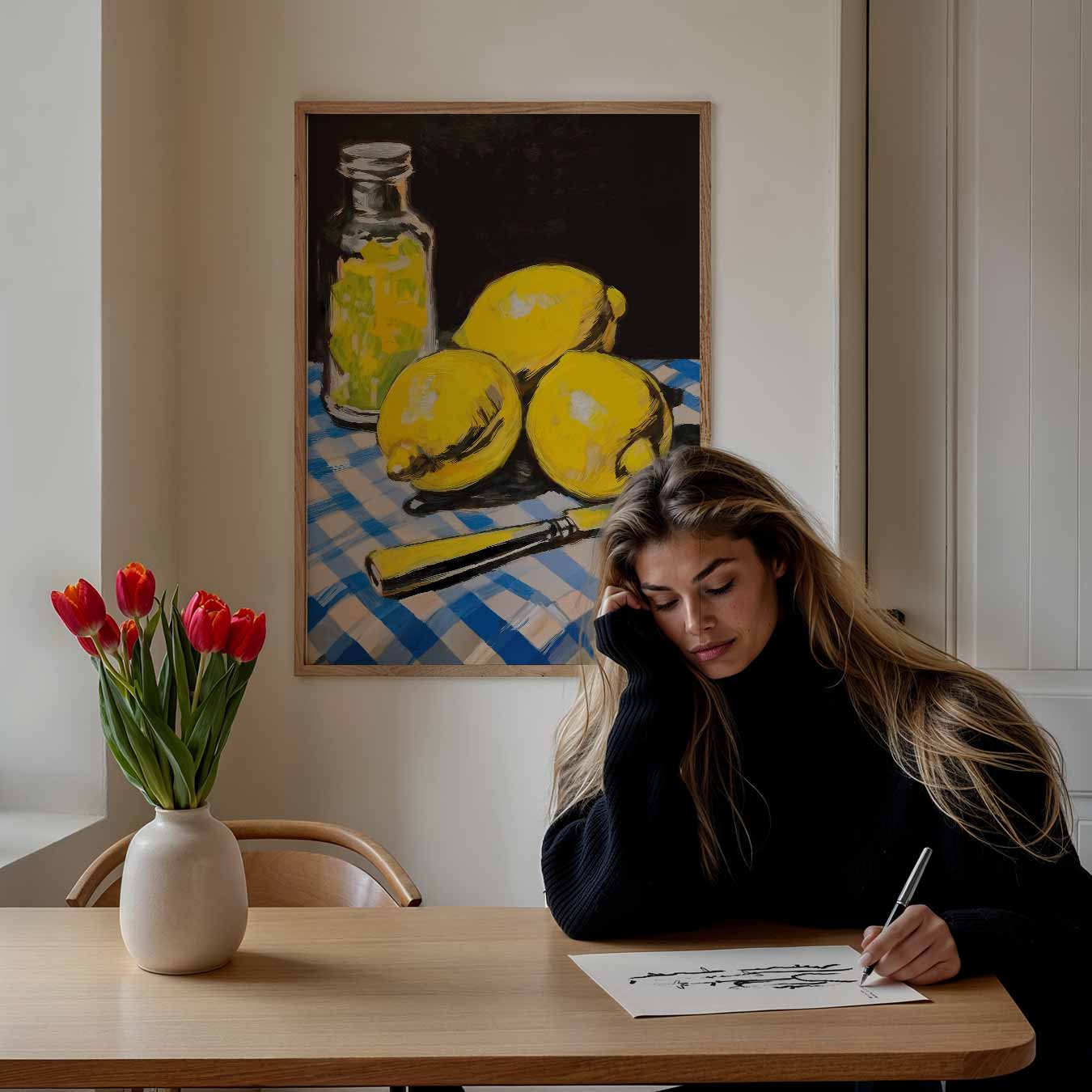 Zonnige Citroen Keukenposter-WallArtistic