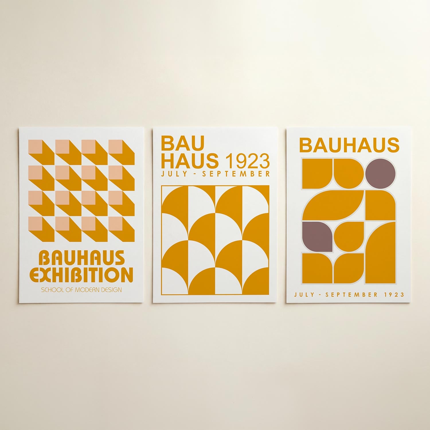 Vormen en schaduwen Posterset
