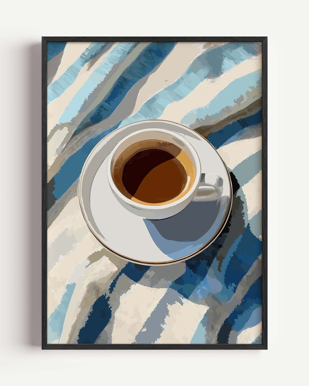 Koffie Ontbijt Poster-WallArtistic