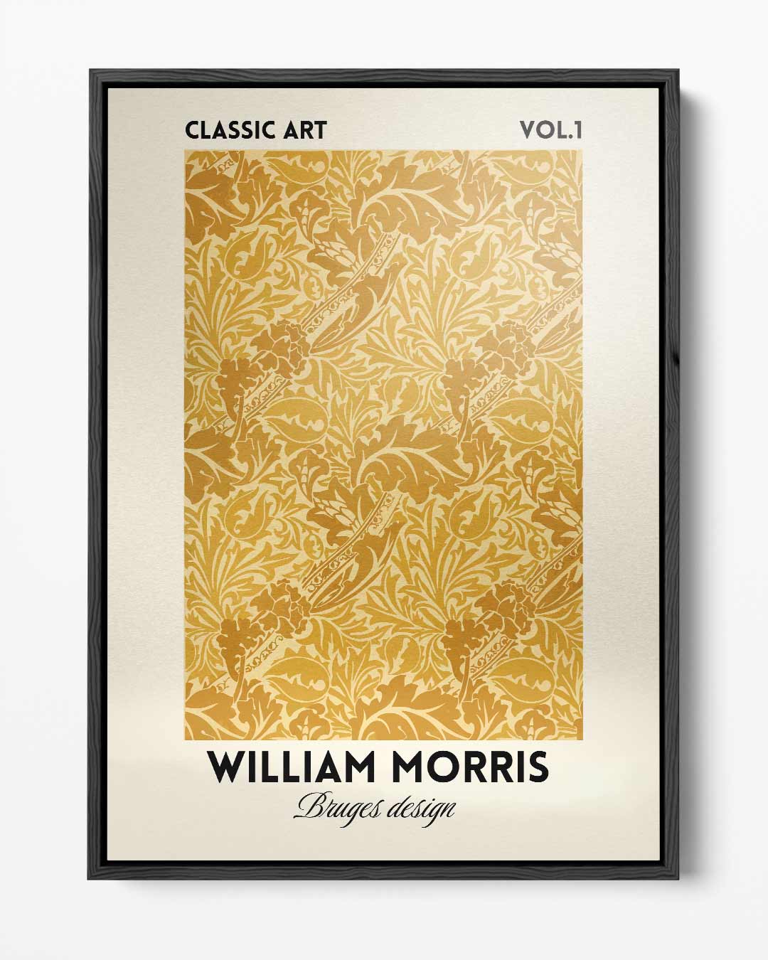 Vintage Bloemenbehang Kunstwerk-canvas-dibond-plexiglas-wanddecoratie-WallArtistic