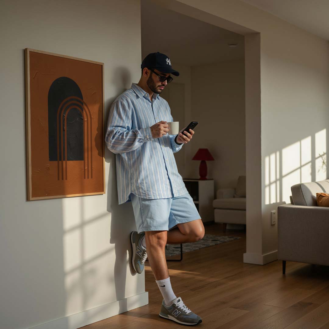 Moderne Boogvormige Abstracte Poster-WallArtistic