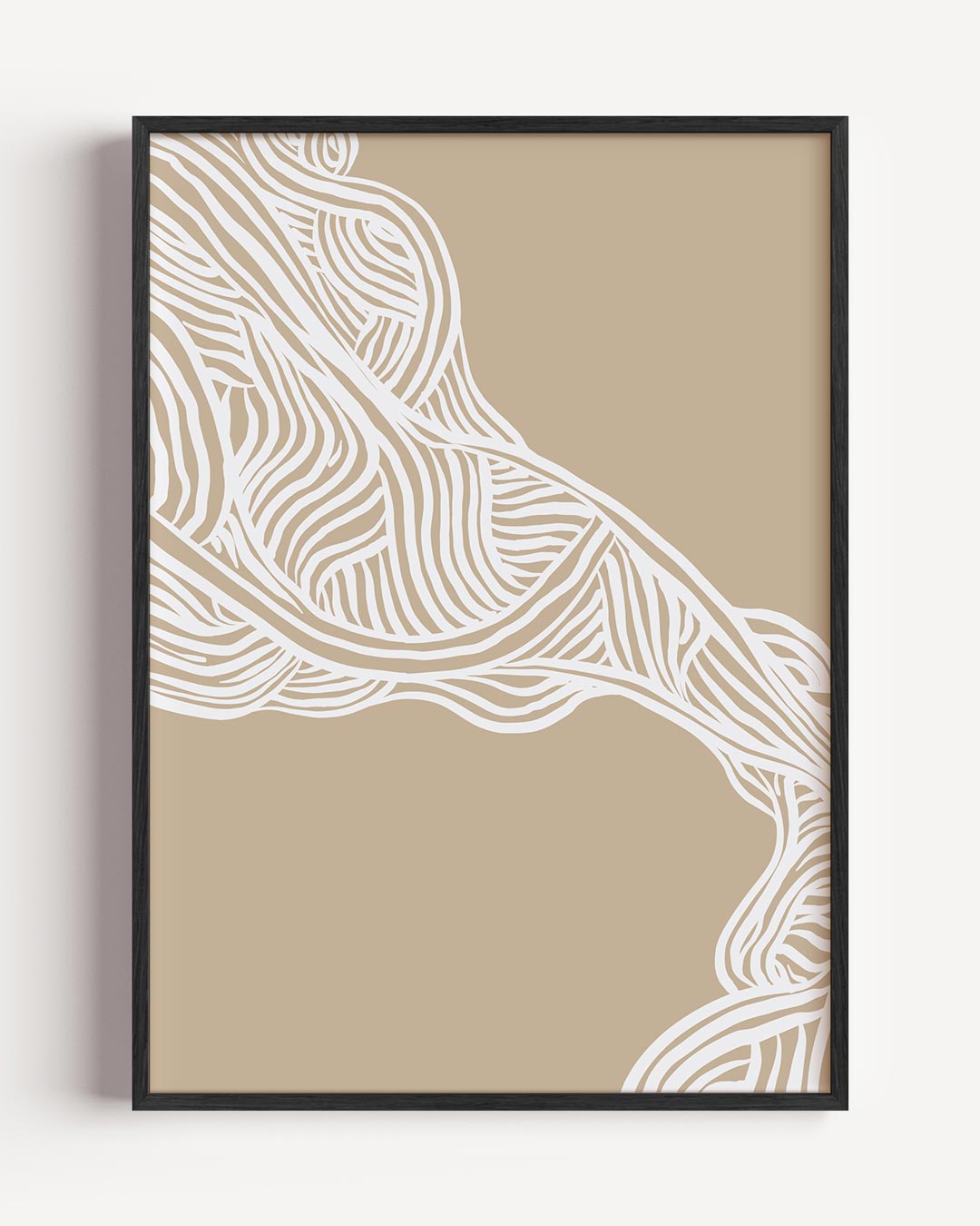 Organische Patronen Kunstposter-WallArtistic