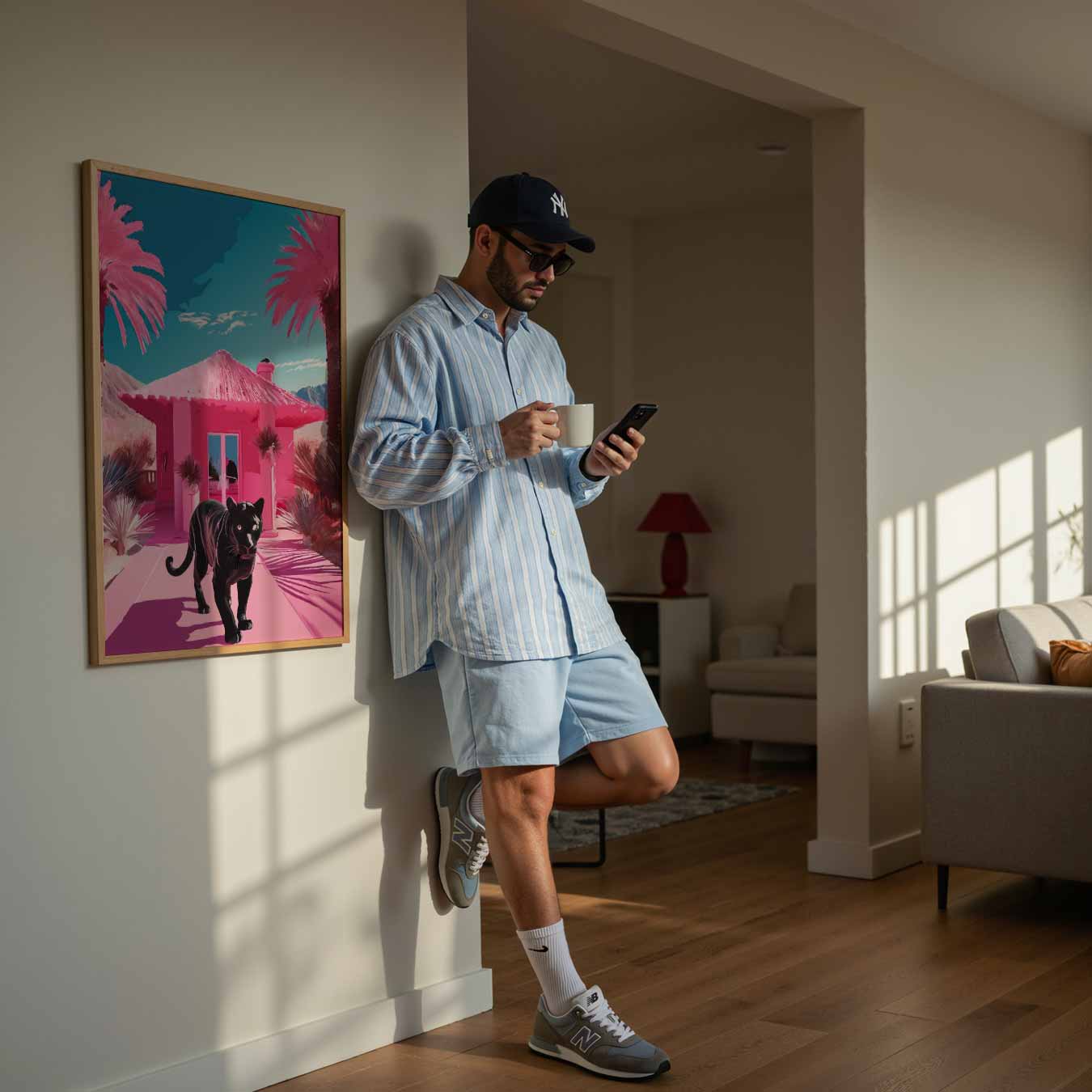 Avontuurlijke Droomlandschap Poster-WallArtistic