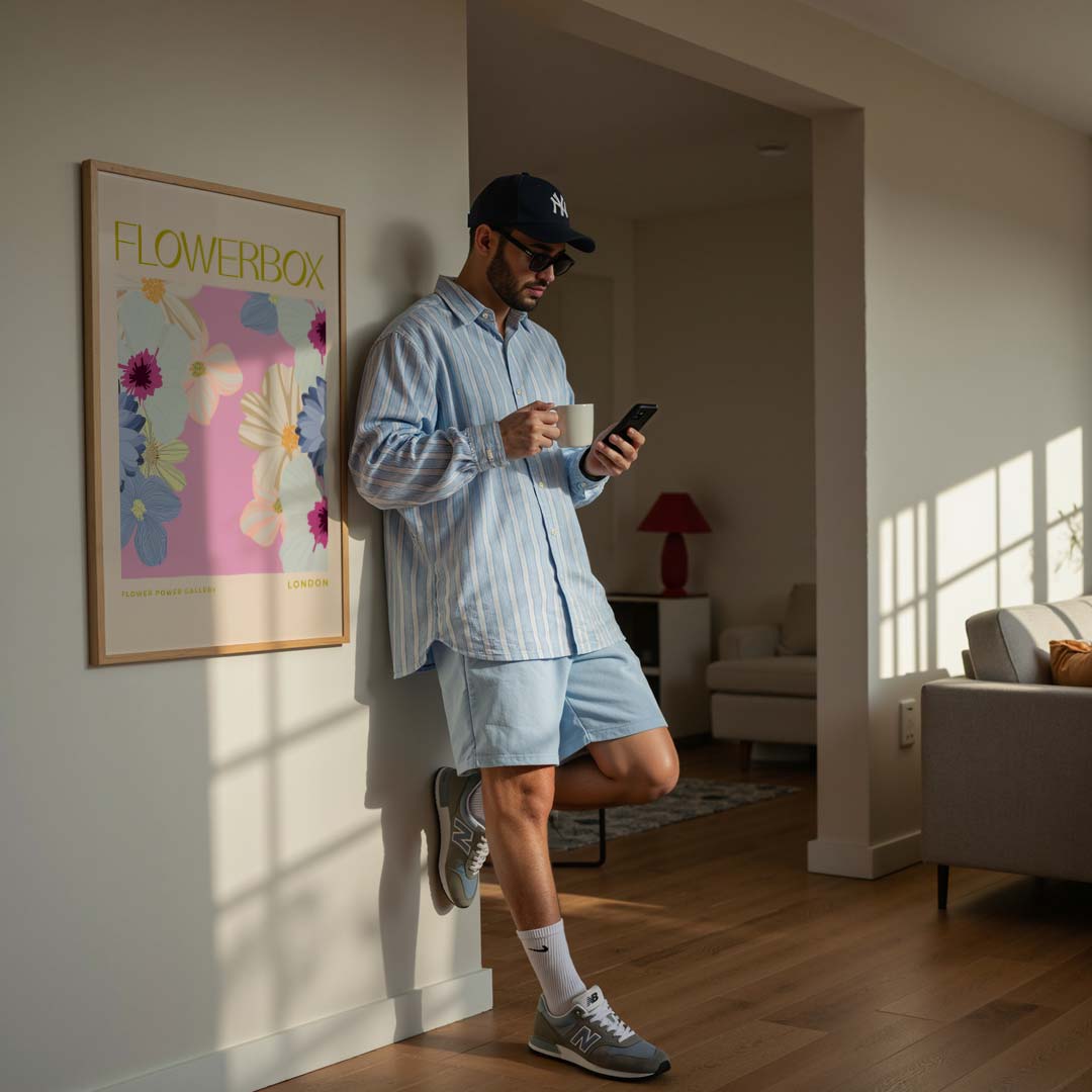 Vrolijke Bloemenpracht Poster-WallArtistic