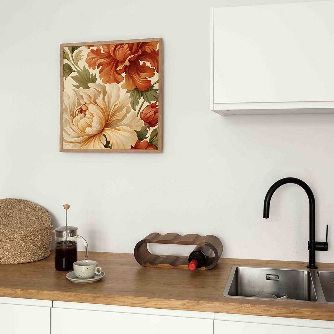 Bloemen en bladeren Poster