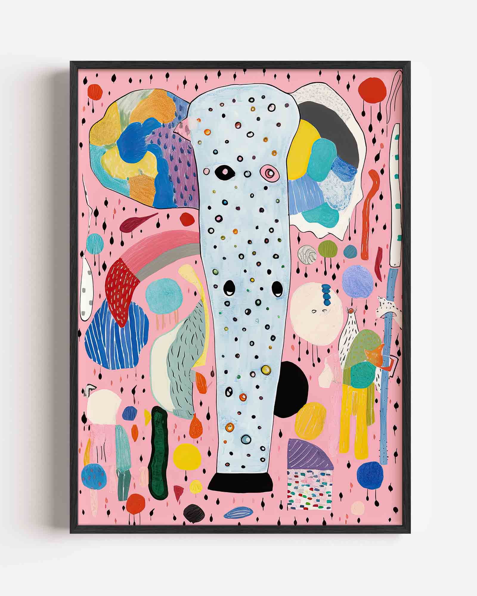 Abstracte vormen en kleuren Poster