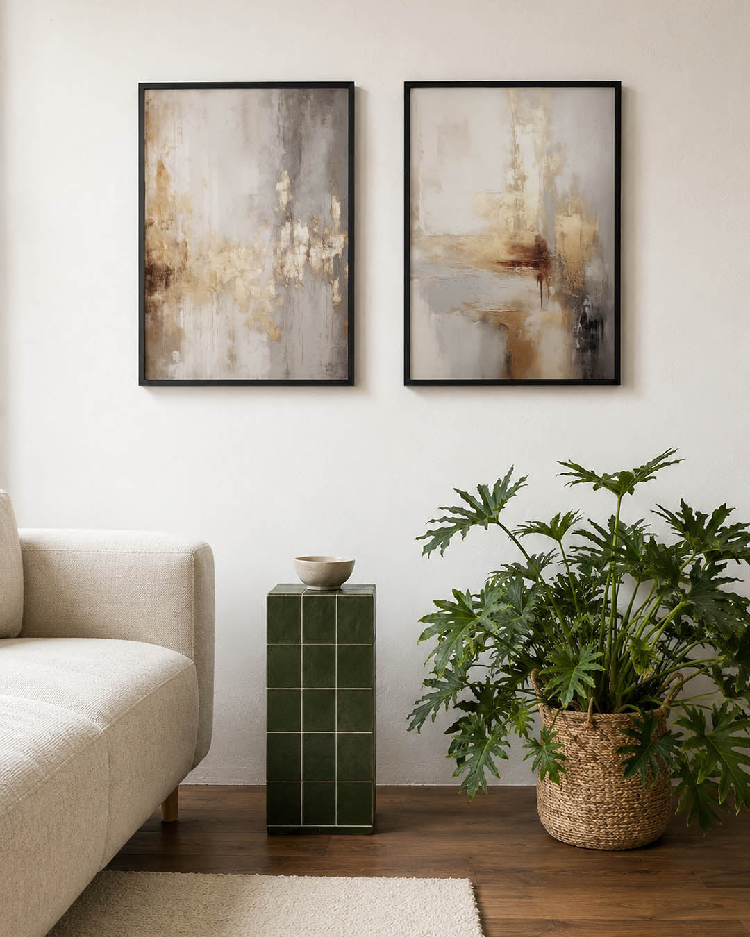 Gouden vervaging Posterset