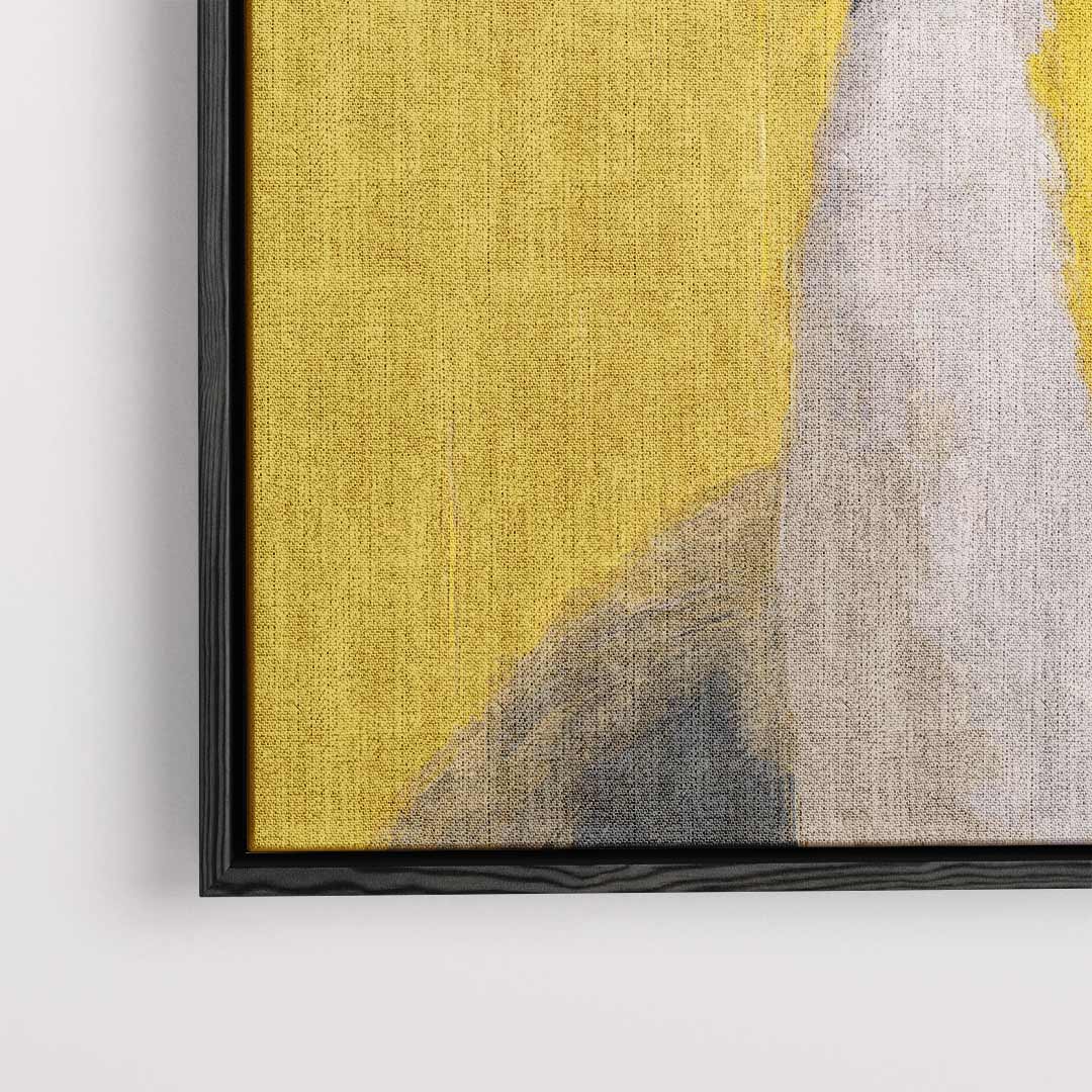 Struisvogel met Attitude Kunstwerk-canvas-dibond-plexiglas-wanddecoratie-WallArtistic