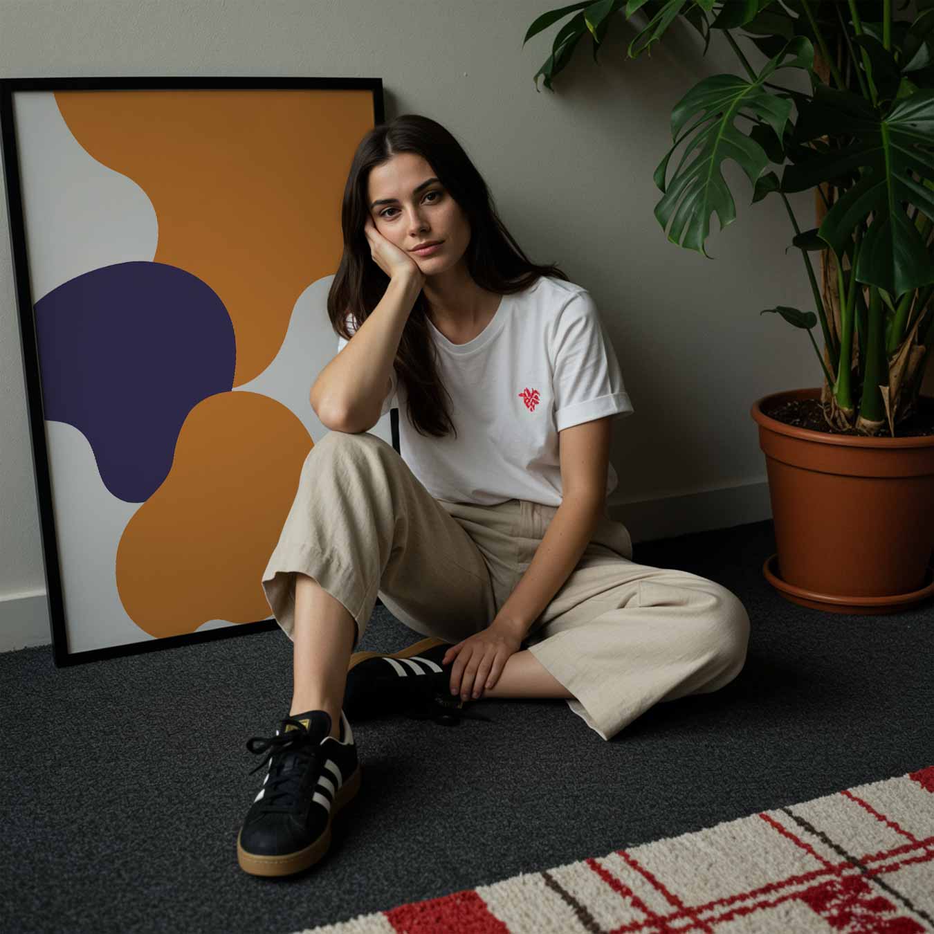 Kleurrijke Abstracte Vormen Poster-WallArtistic