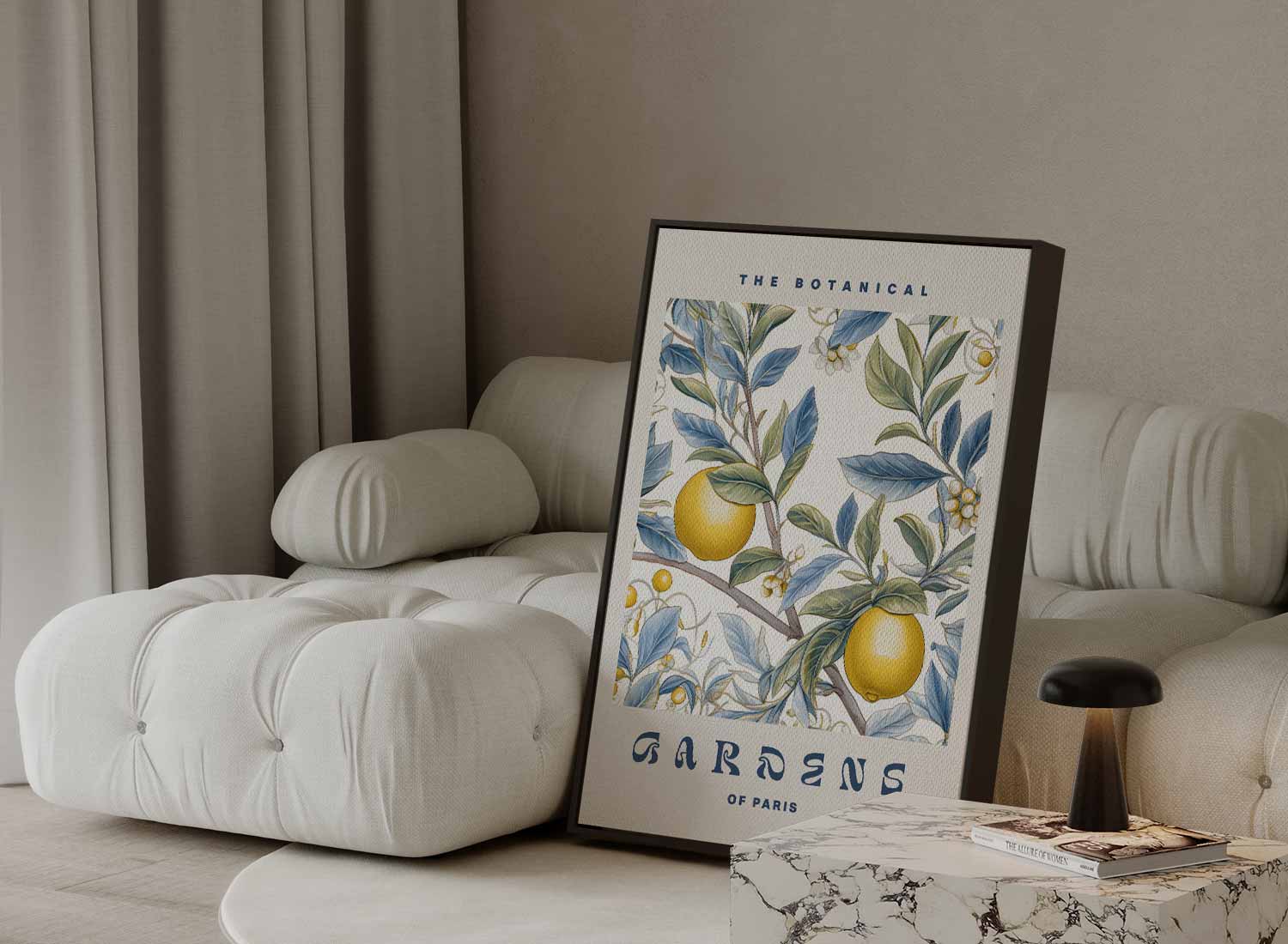 Botanische Tuinen van Parijs Kunstwerk-canvas-dibond-plexiglas-wanddecoratie-WallArtistic