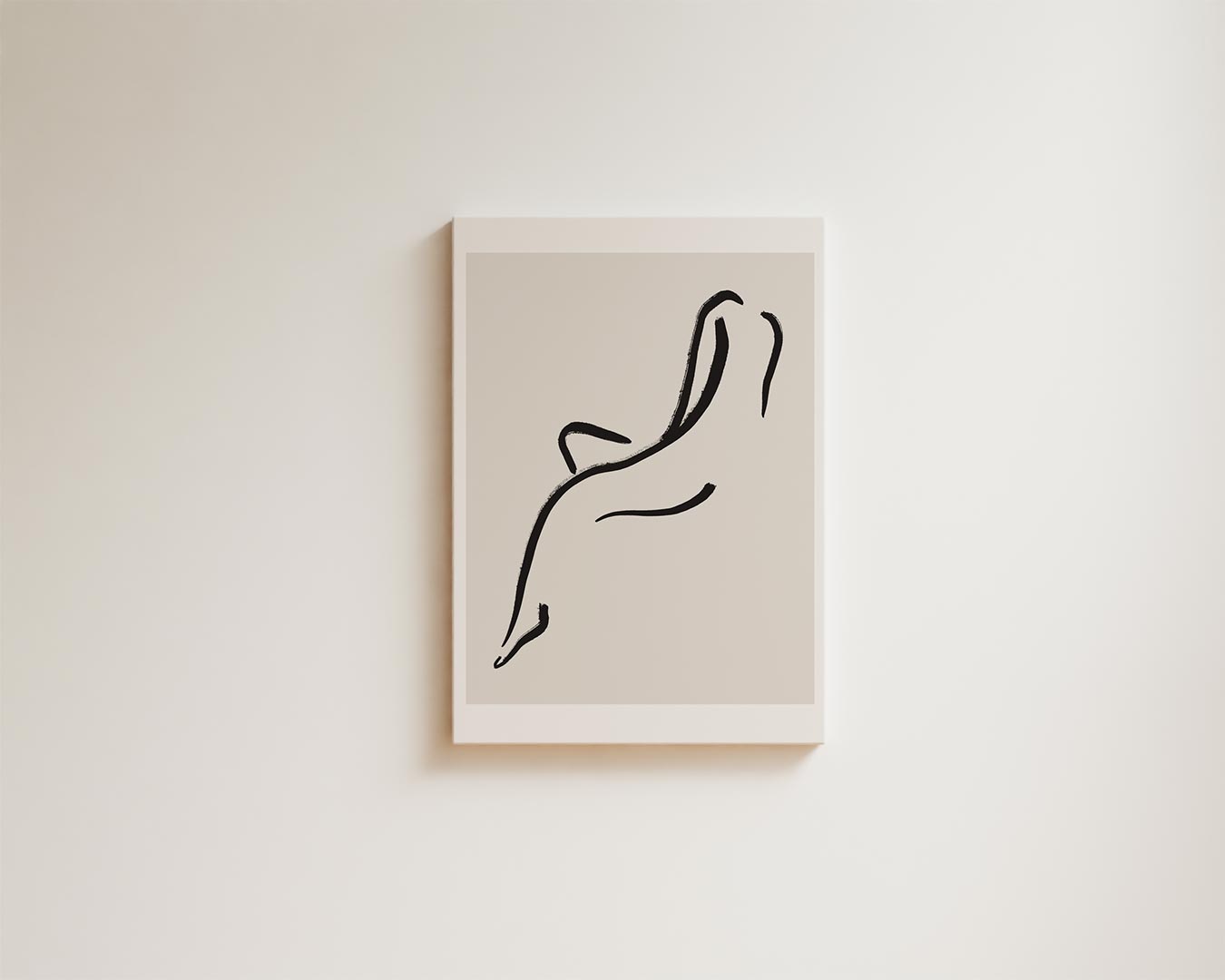 Minimalistische Lijnkunst Kunstwerk-canvas-dibond-plexiglas-wanddecoratie-WallArtistic