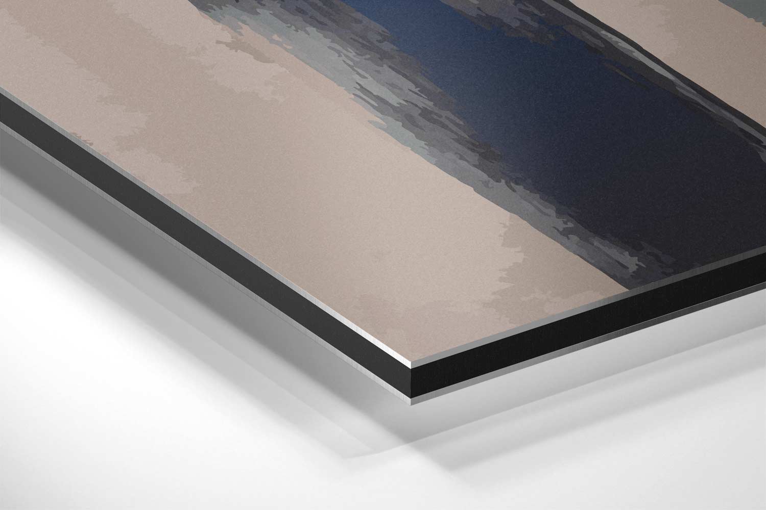 Abstracte Vormen in Balans Kunstwerk-canvas-dibond-plexiglas-wanddecoratie-WallArtistic
