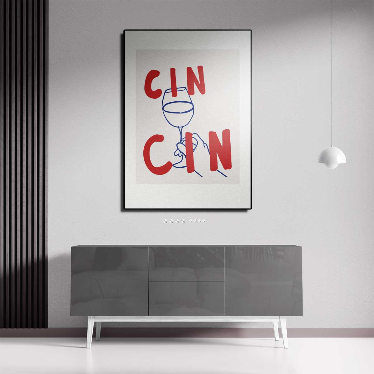 Cin Cin Cheers Wanddecoratie Kunstwerk-canvas-dibond-plexiglas-wanddecoratie-WallArtistic