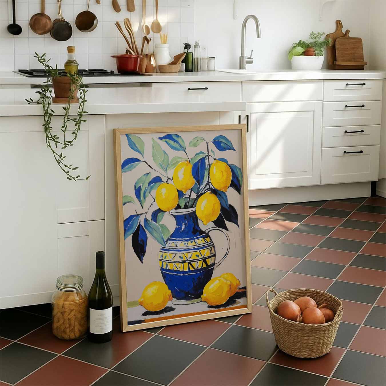 Vrolijke Citroen Stilleven Poster