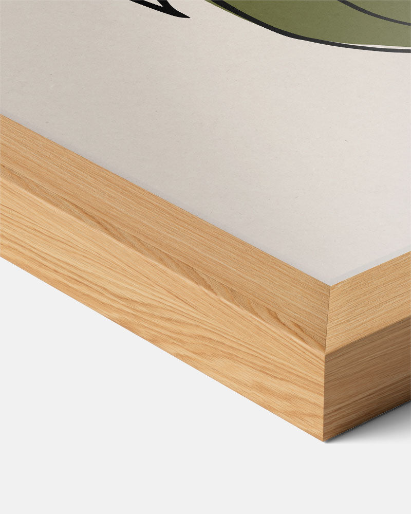 Minimalistische Groene Appels Poster-WallArtistic