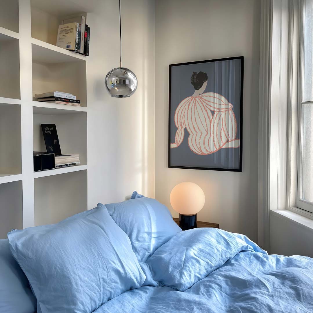 Abstracte Vrouwelijke Elegantie Poster-WallArtistic