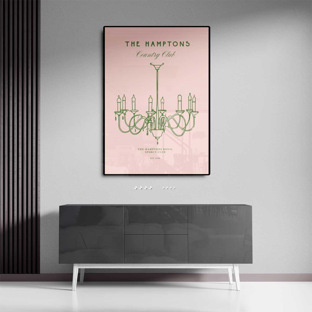 Elegante Kroonluchter Illustratie Kunstwerk-canvas-dibond-plexiglas-wanddecoratie-WallArtistic