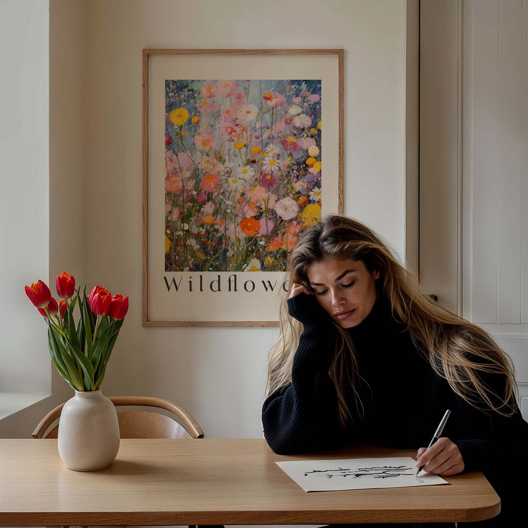 Wildflower Serenade Poster-WallArtistic