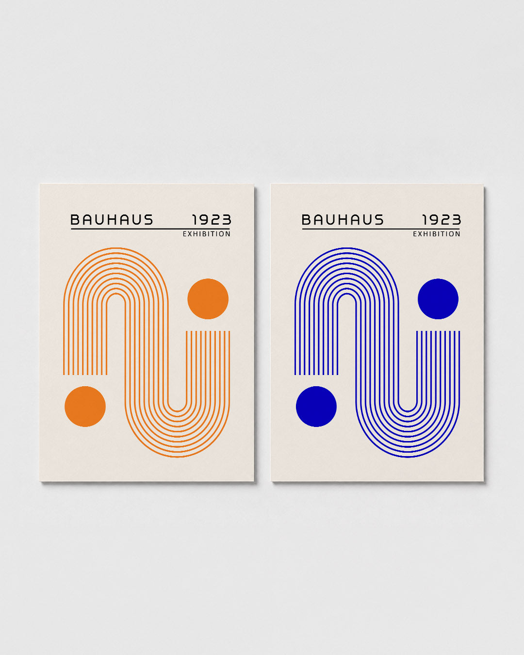 Lijnen en cirkelspel Posterset