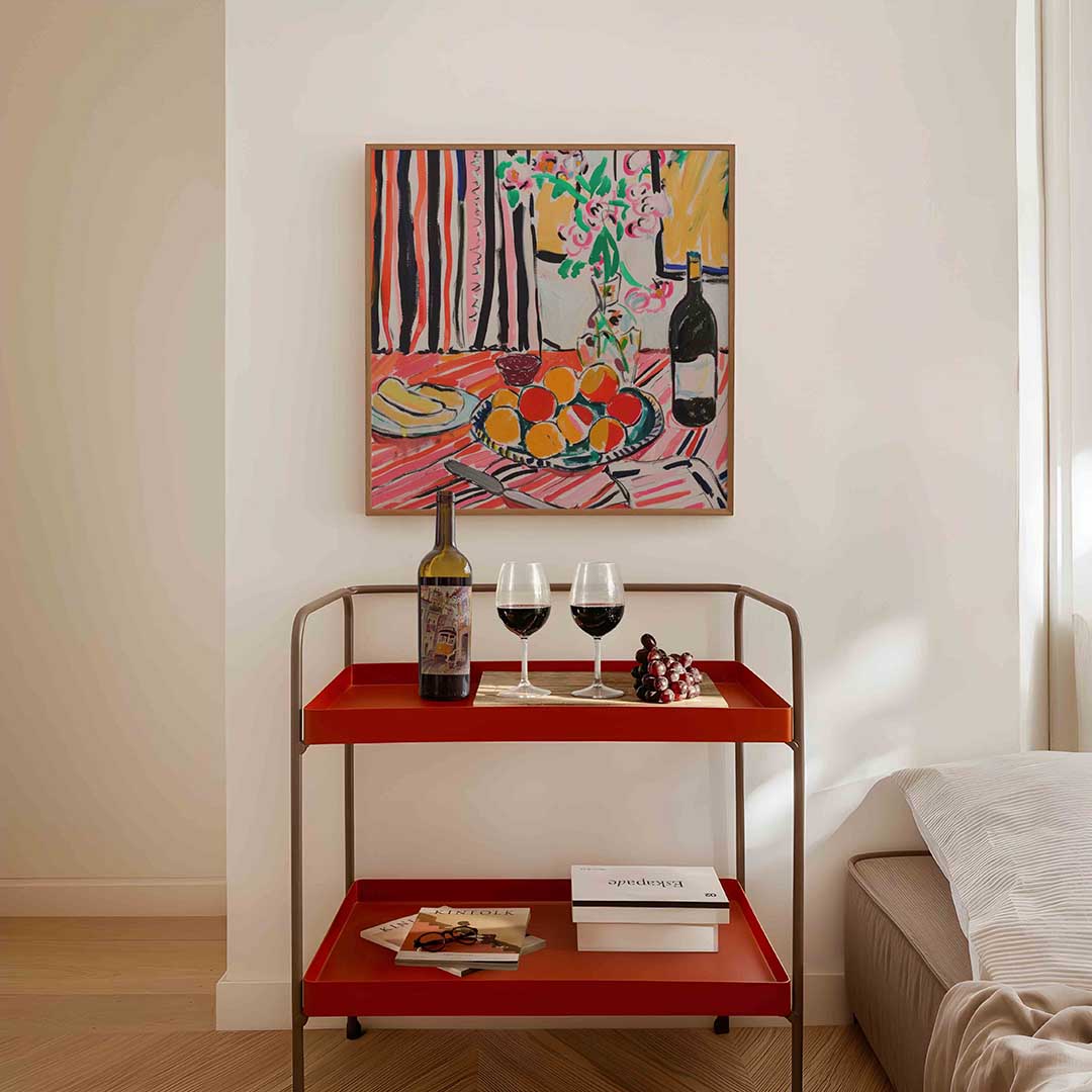 Fruit en bloemen Poster