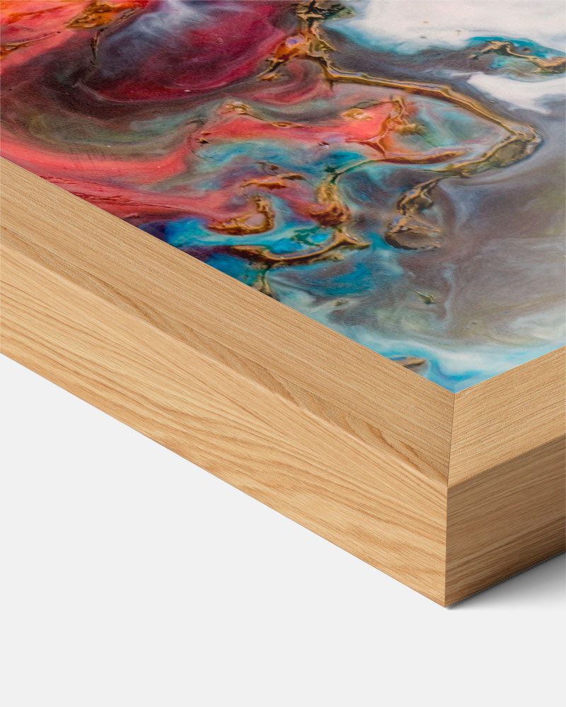 Kleurenexplosie Canvas Art Poster