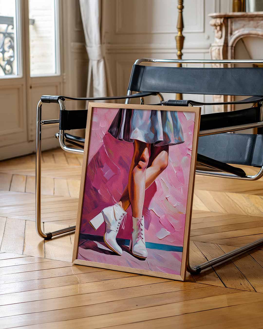 Stijlvolle Mode-Illustratie Poster-WallArtistic