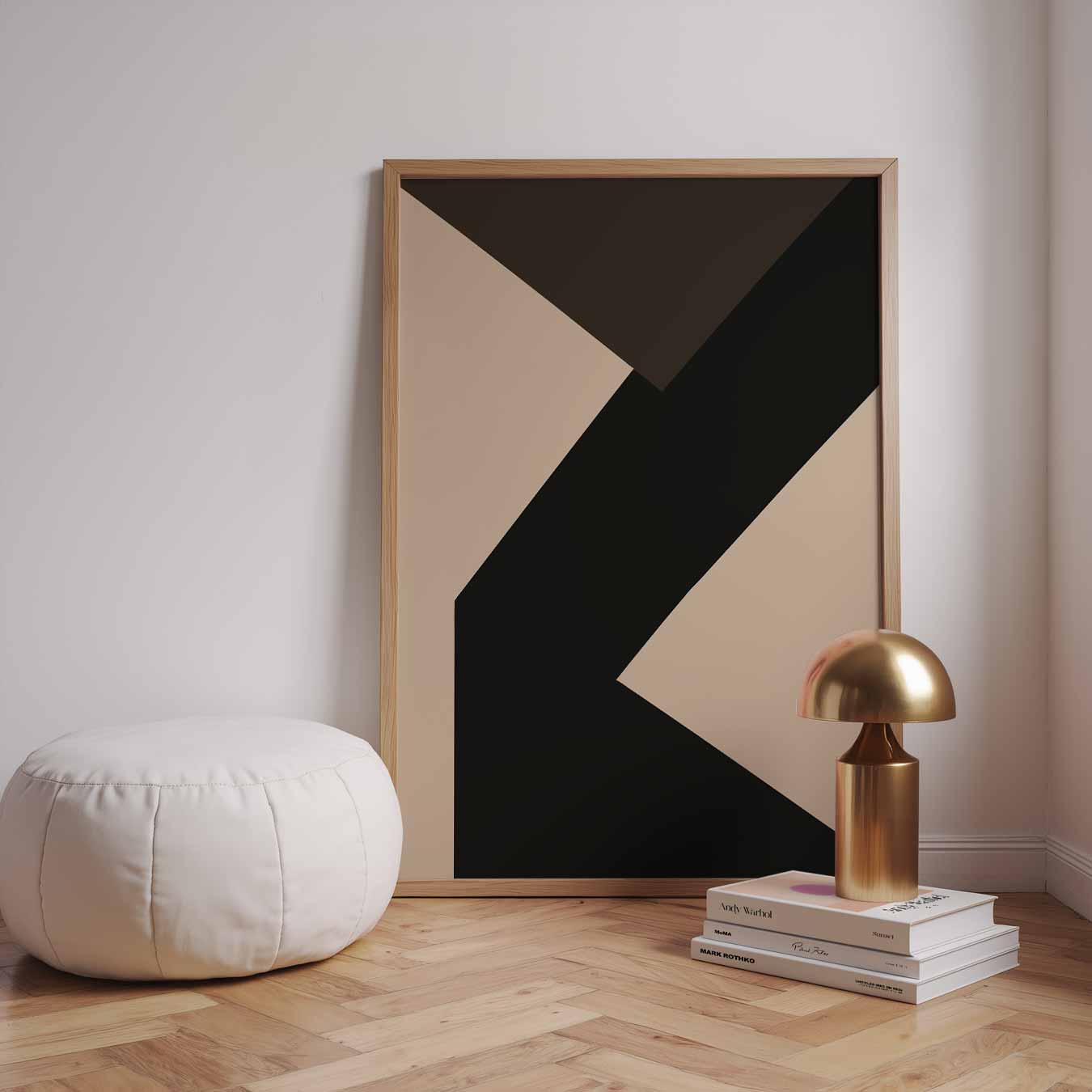 Trendy Abstracte Kunstposter