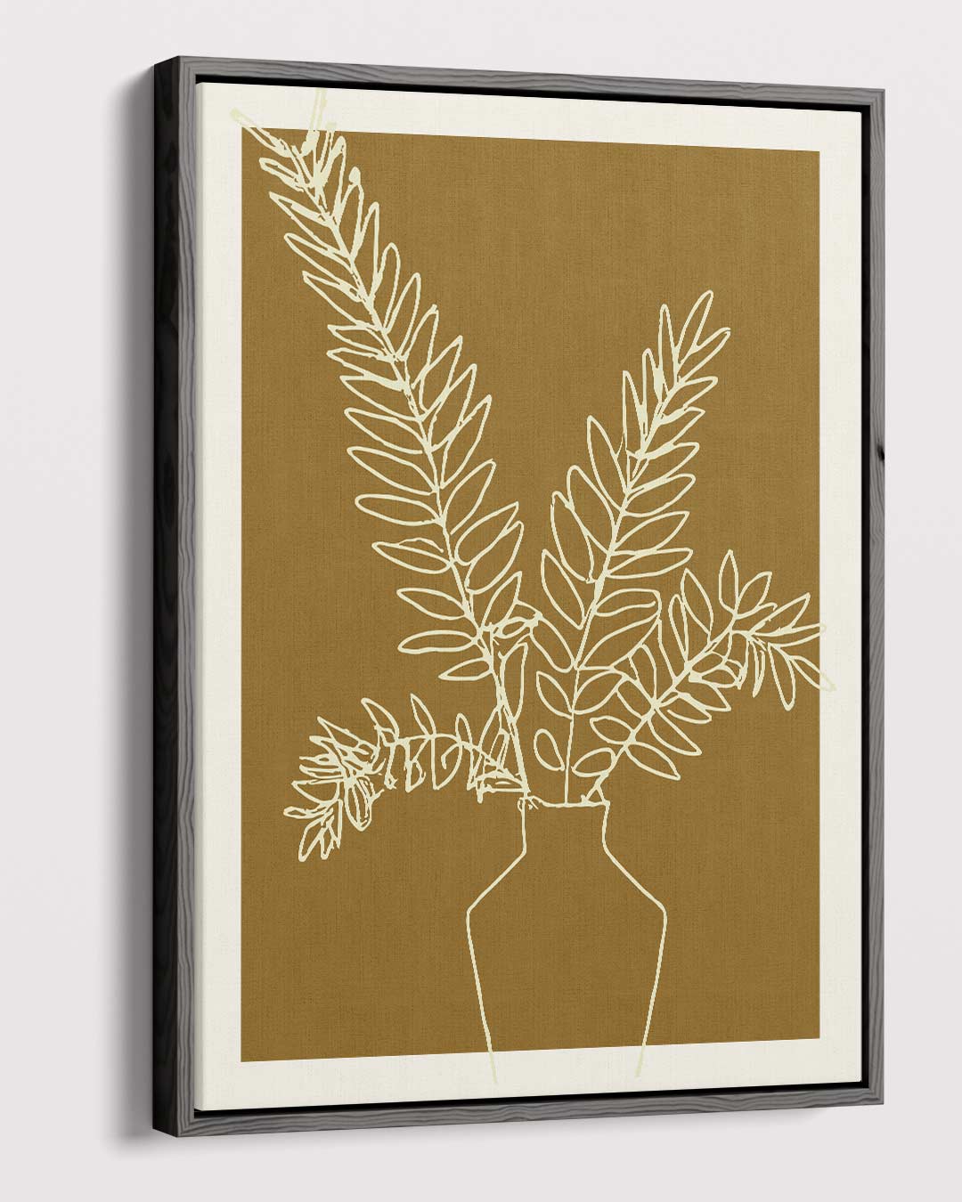 Minimalistische Botanische Illustratie Kunstwerk-canvas-dibond-plexiglas-wanddecoratie-WallArtistic