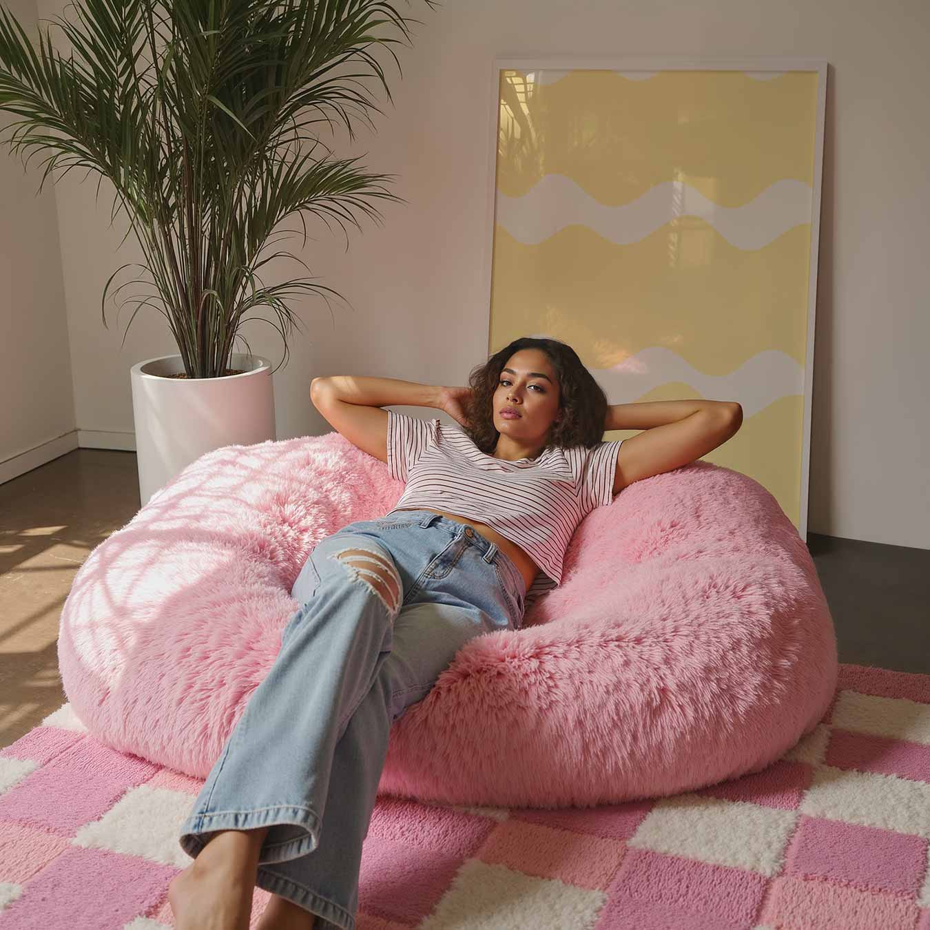 Zonnestraaltjes Golfjes Poster-WallArtistic