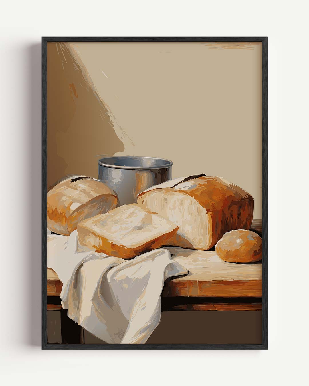 Rustieke Brood Stilleven Poster-WallArtistic