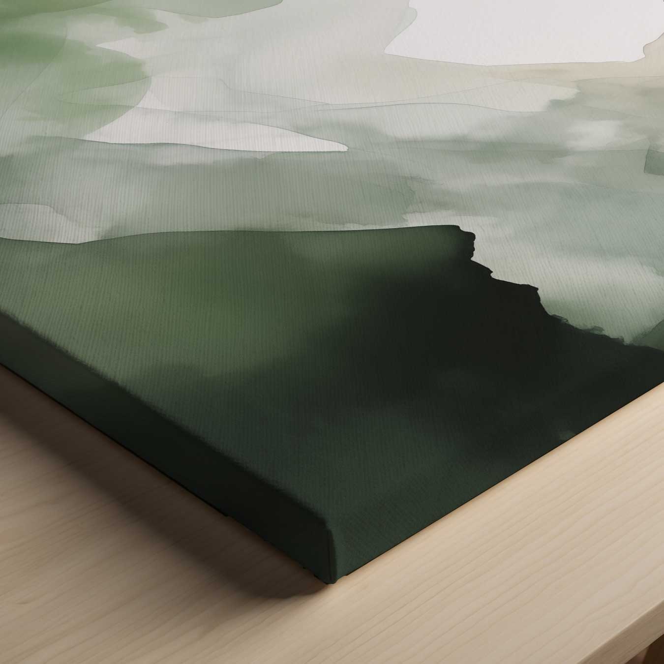 Natuurlijke Aardetinten Abstract Kunstwerk-canvas-dibond-plexiglas-wanddecoratie-WallArtistic