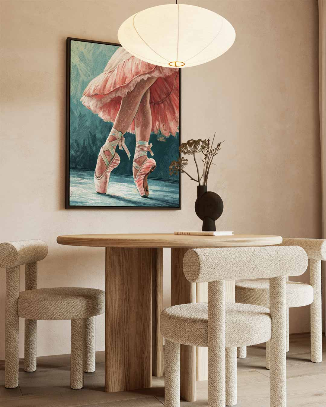 Elegantie in Beweging Kunstwerk-canvas-dibond-plexiglas-wanddecoratie-WallArtistic
