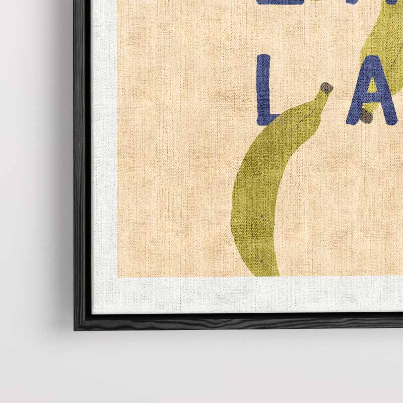 Ohlala Bananenprint Kunstwerk-canvas-dibond-plexiglas-wanddecoratie-WallArtistic