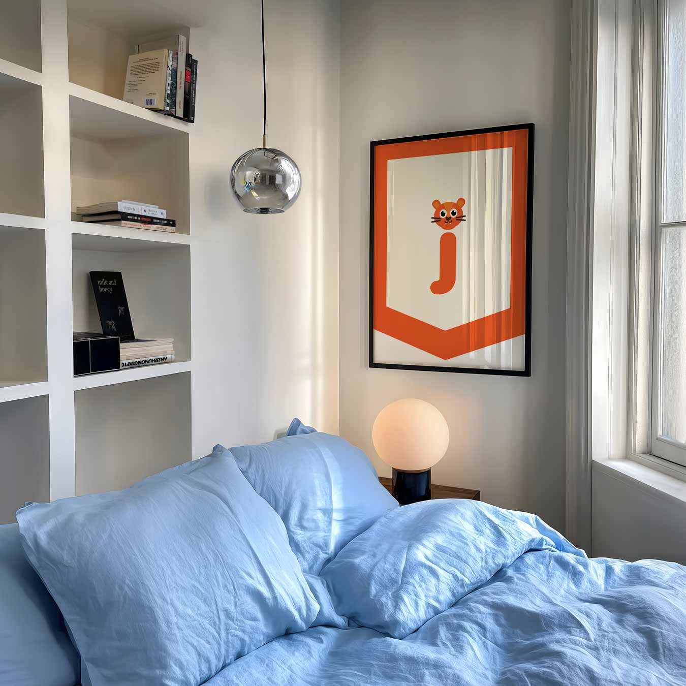Speelse Tijger Letterposter