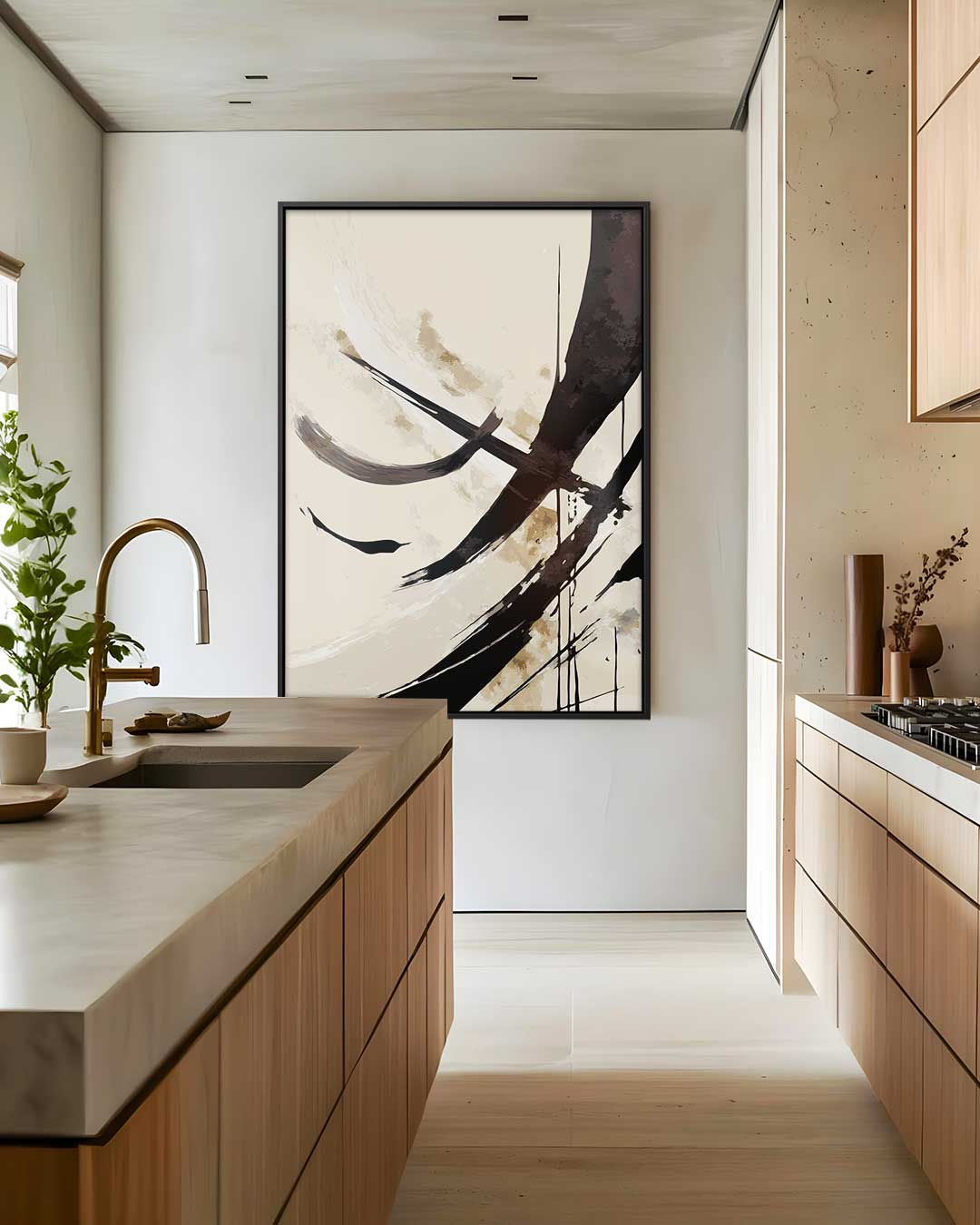 Abstracte Elegantie Kunstwerk-canvas-dibond-plexiglas-wanddecoratie-WallArtistic